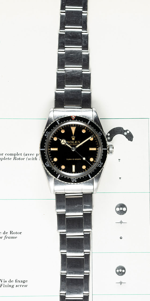 SOLD - 1954 Rolex Turnograph Ref. 6202 With 